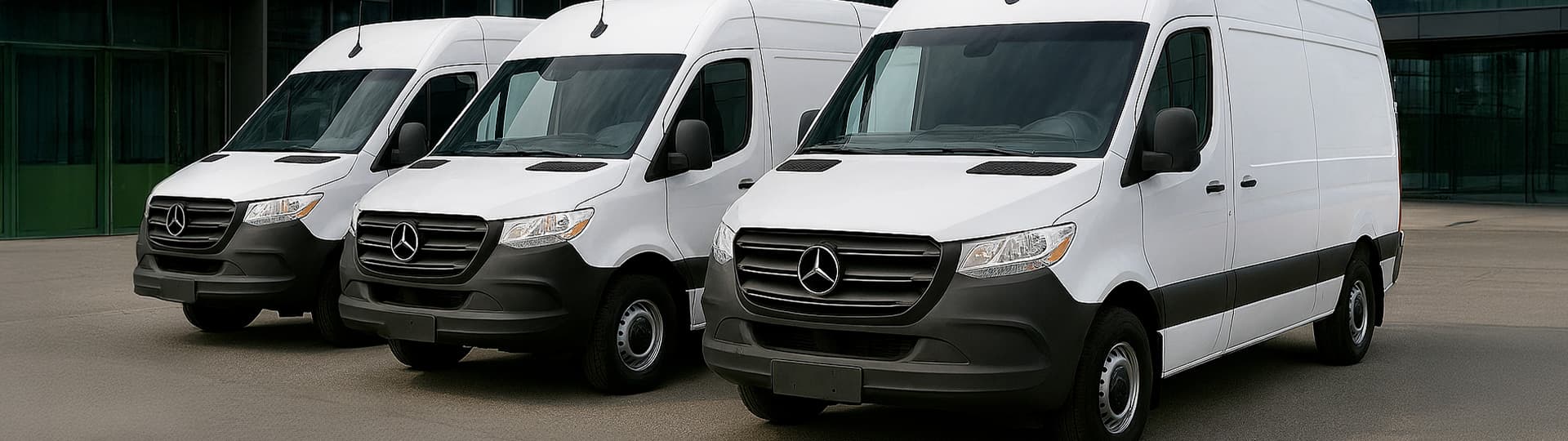 Three fleet Sprinter vans